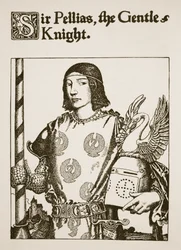 Sir Pellias, the Gentle Knight, Illustration from 